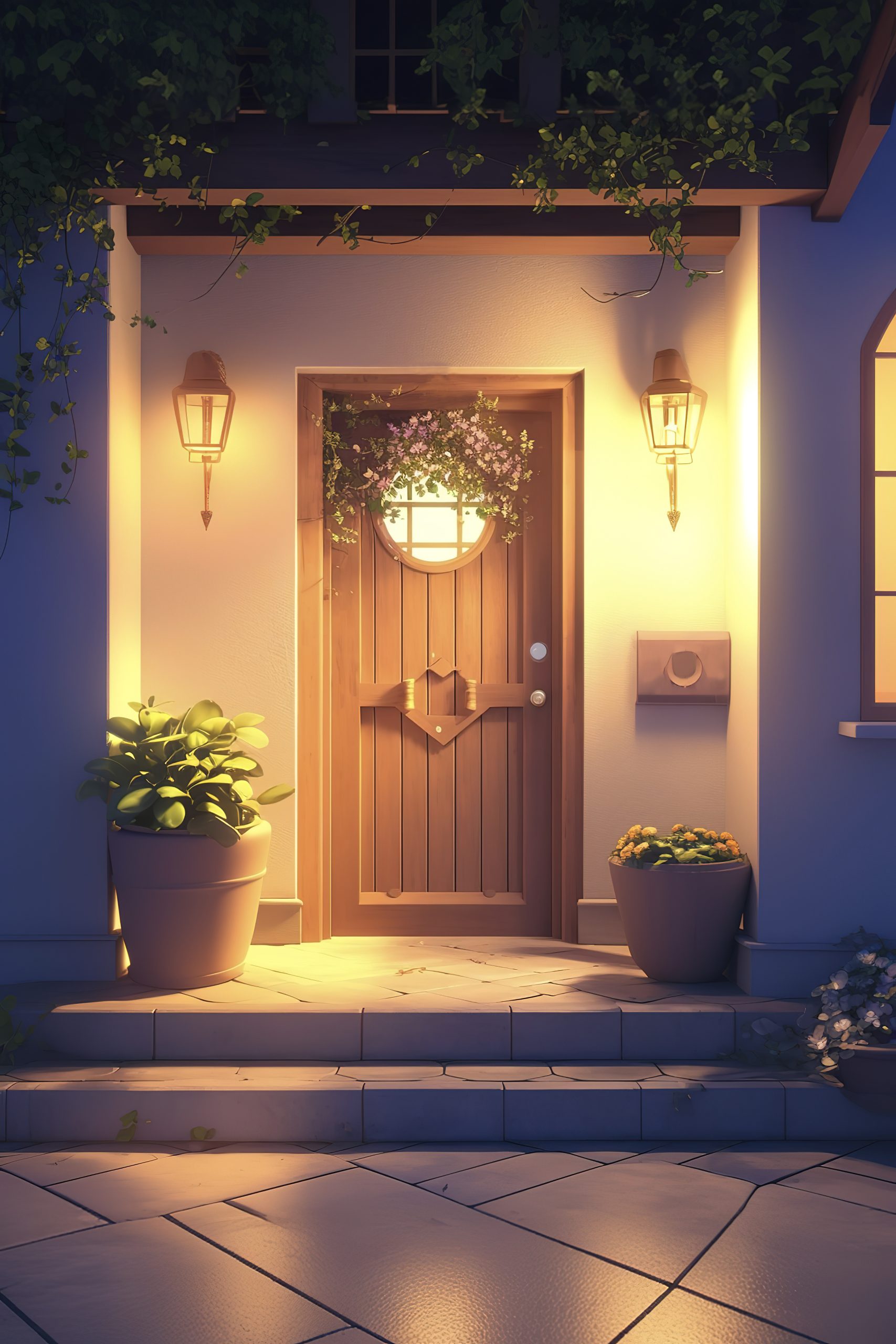 Curb Appeal: Updated Door and Light Fixtures Curb Appeal